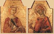Simone Martini St Catherine and St Lucy oil painting reproduction